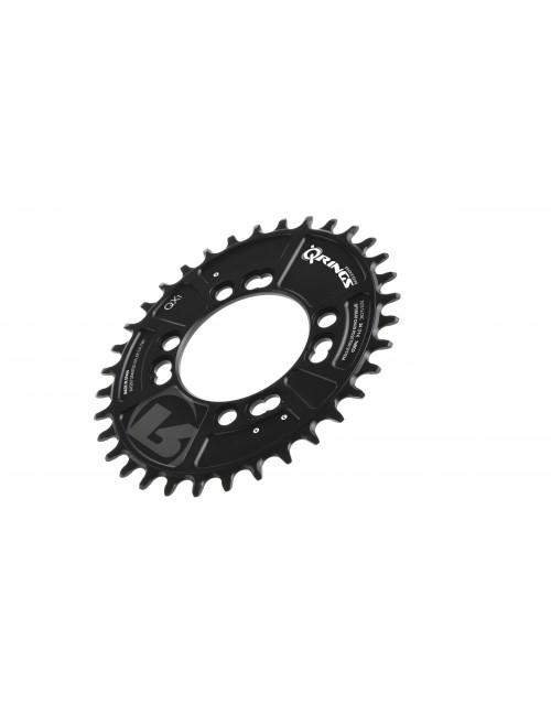 QX1 OVAL CHAINRING BCD76x4