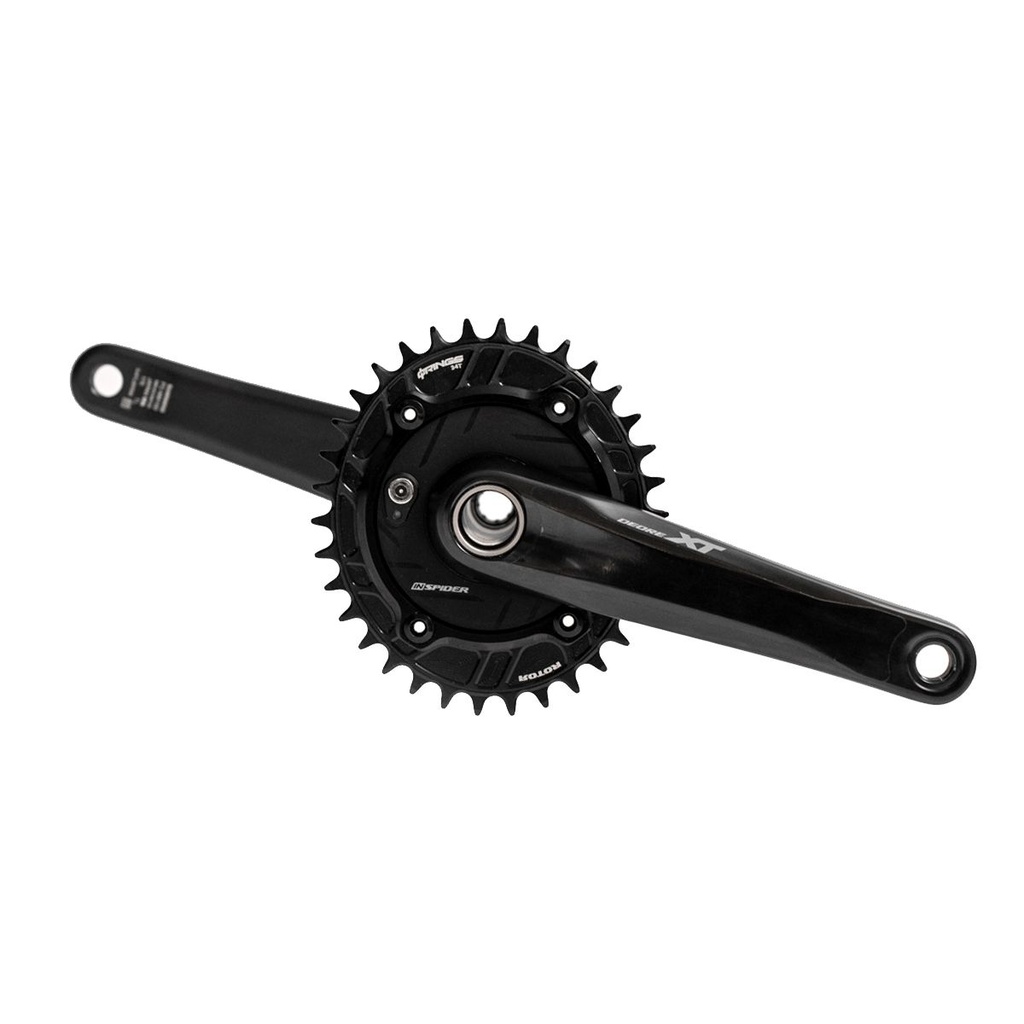 Rotor Capteur - INSPIDER MTB 100X4 - Pour pédalier SHIMANO XTR/XT/SLX 12v (sans plateau)