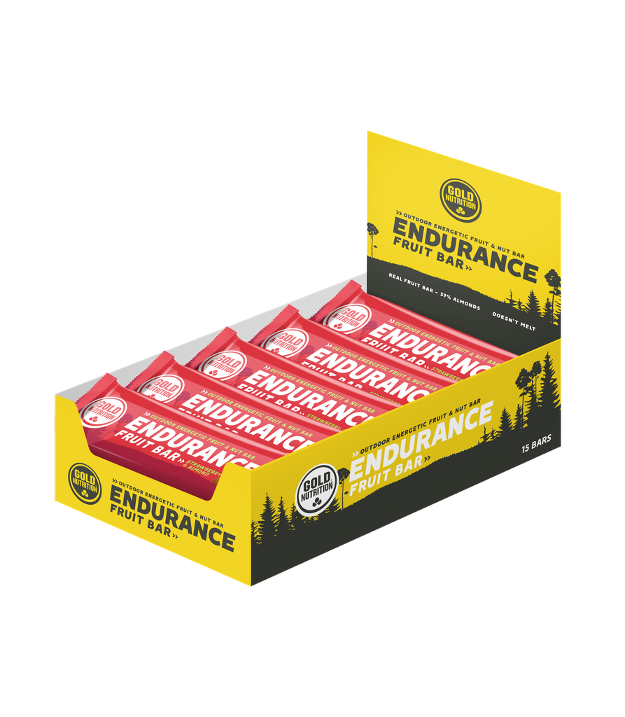 GoldNutrition - Boîte de  15x ENDURANCE FRUIT BAR - 40g