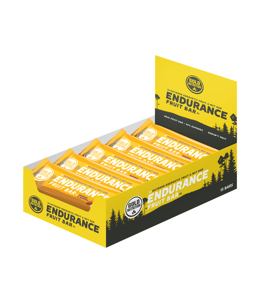 GoldNutrition - Boîte de  15x ENDURANCE FRUIT BAR - 40g