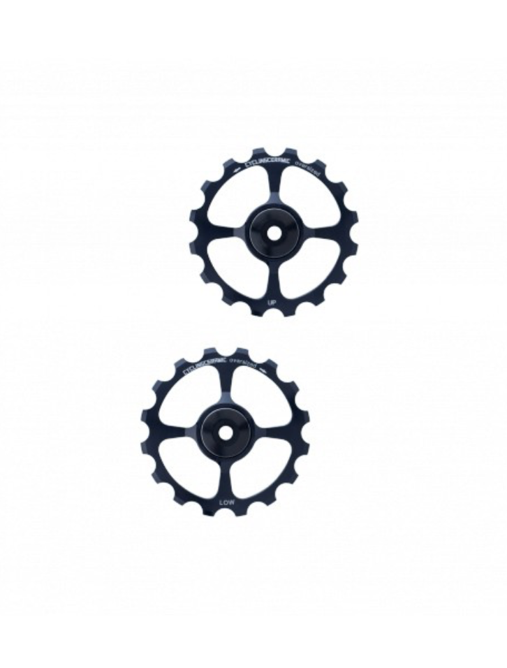 Cycling Ceramic - 2 x Pulley wheels 16 tooth for replacement for Shimano Ultegra (6700)