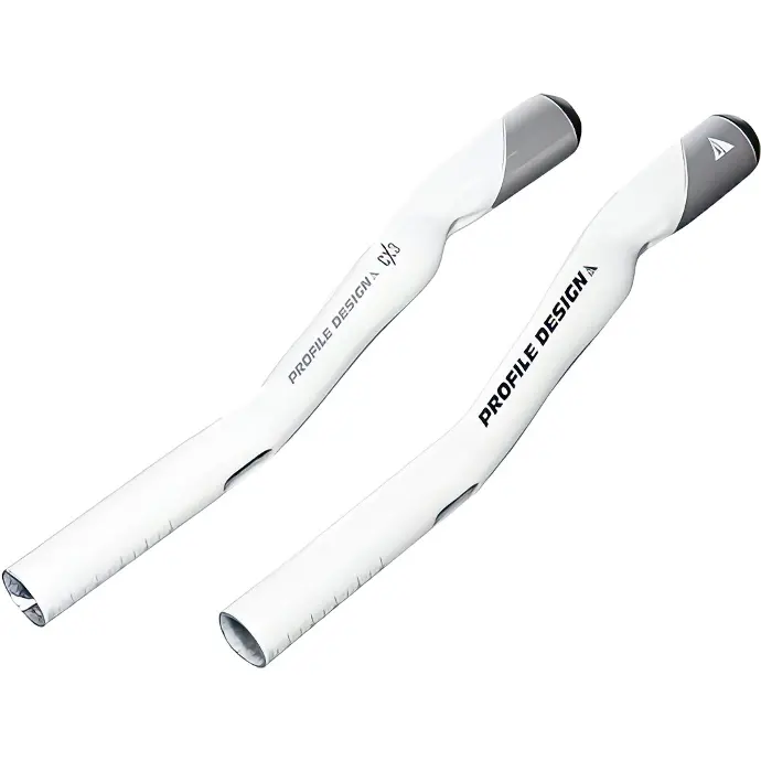 Profile Design - Cx3 Aerobar Extensions Carbon White