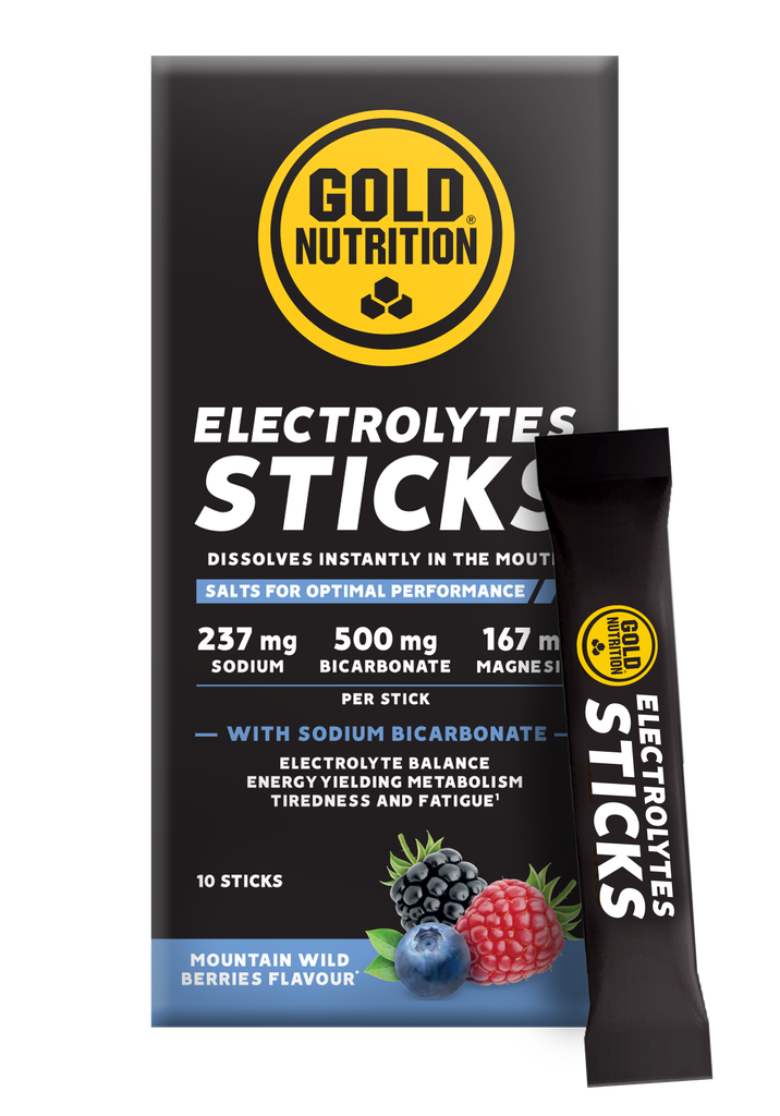 Gold Nutrition - ELECTROLYTES - 12 x 10 sticks (Baies sauvages)