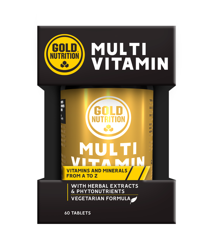 Gold Nutrition - Boite de 60 compléments MULTIVITAMINES