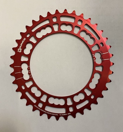 [QTEST38110] Rotor - Qrings Rouge Test 38 interne / 110x5